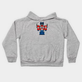 Transformers GEN 1 - chibi style -  Optimus Prime Kids Hoodie